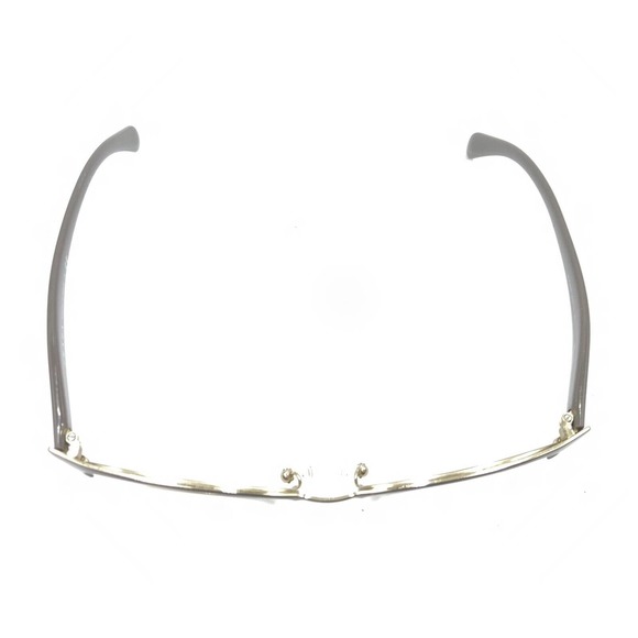 Prada VPR 65R DHO-1O1 Brown Gold Cat Eye Eyeglasses Frames 53-16 140 Italy - Picture 3 of 12